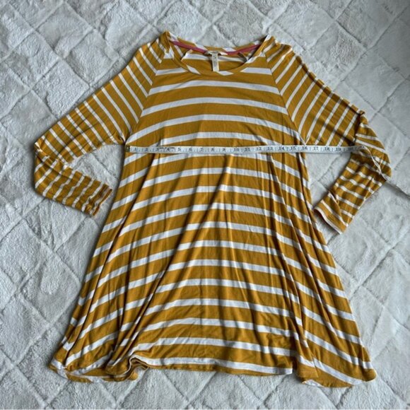 Matilda Jane | Walking on Sunshine Striped Oversized Tunic | Size Small - Picture 7 of 9